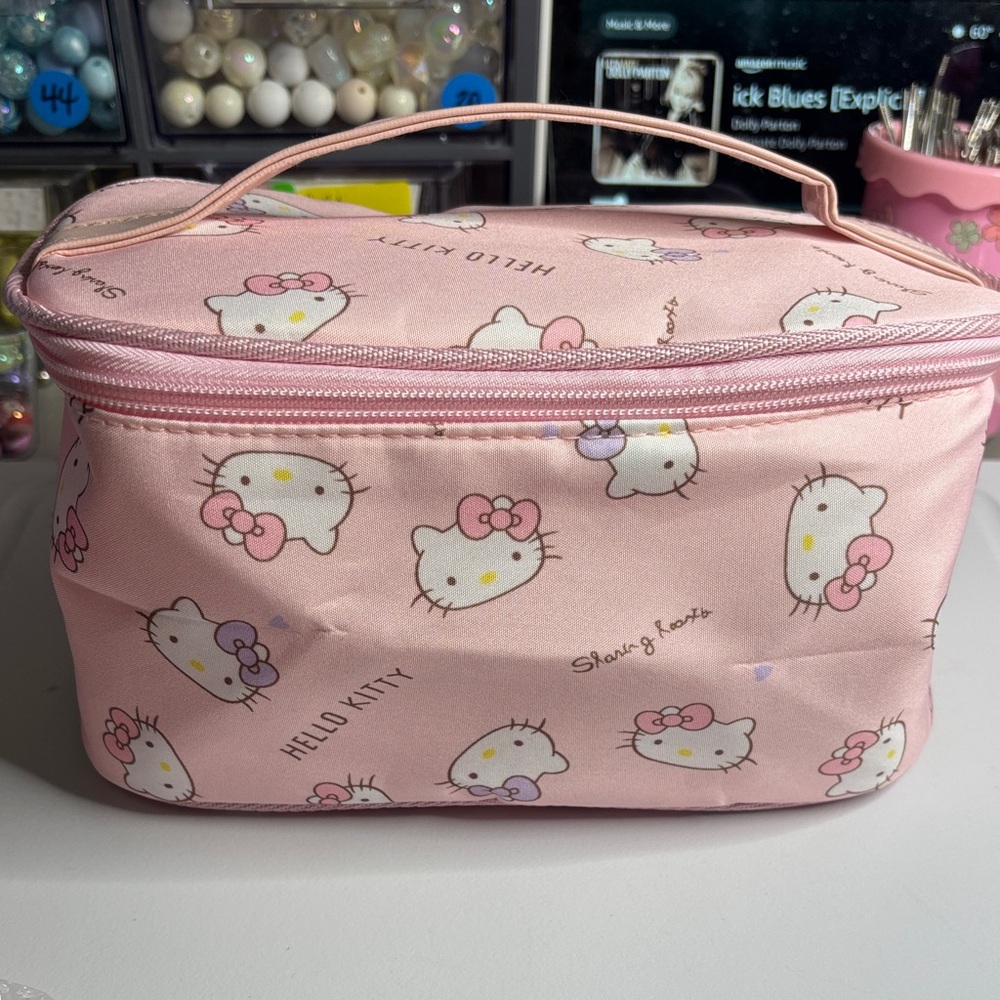 Hello Kitty Pink Cosmetic Bag